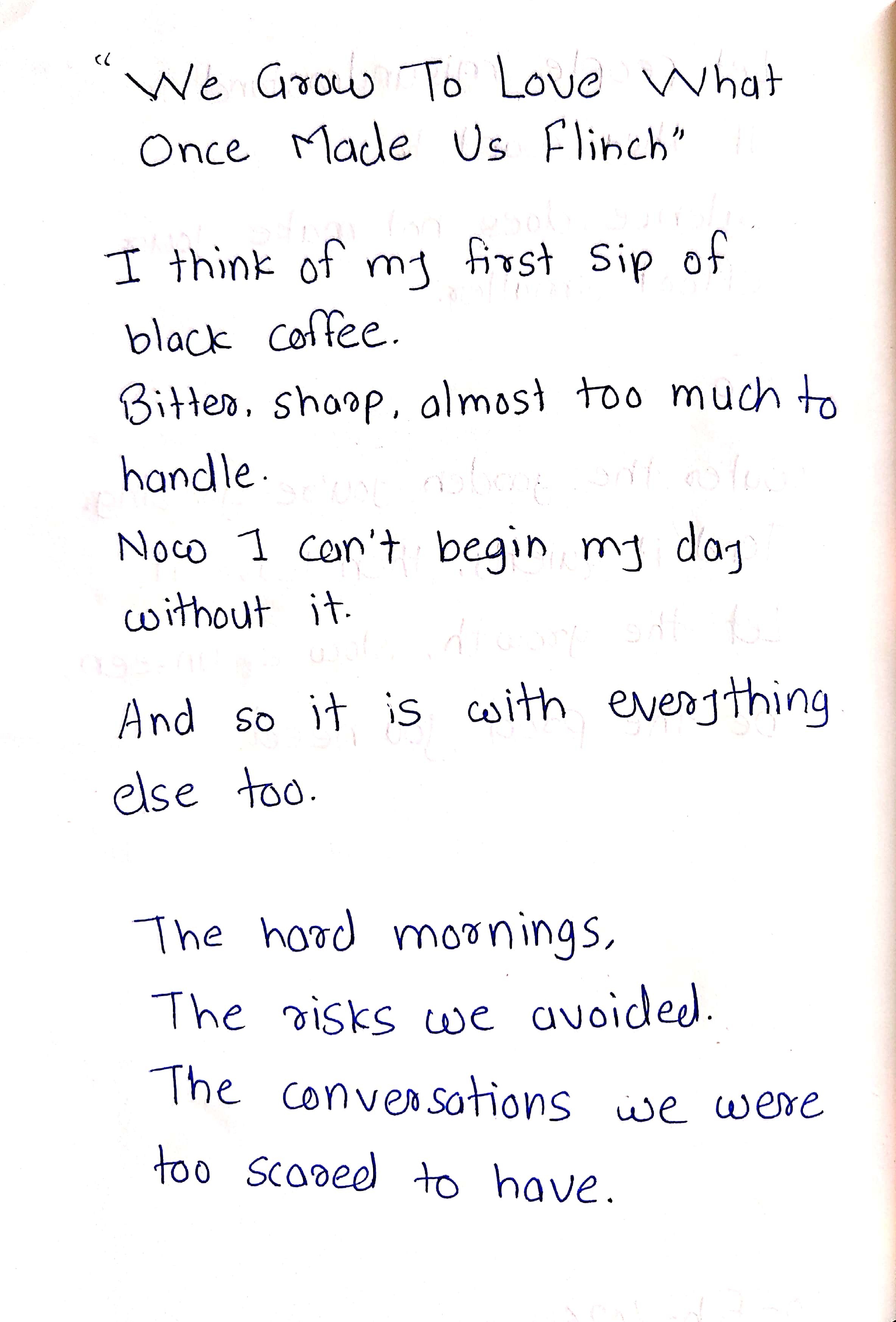 Diary page 1