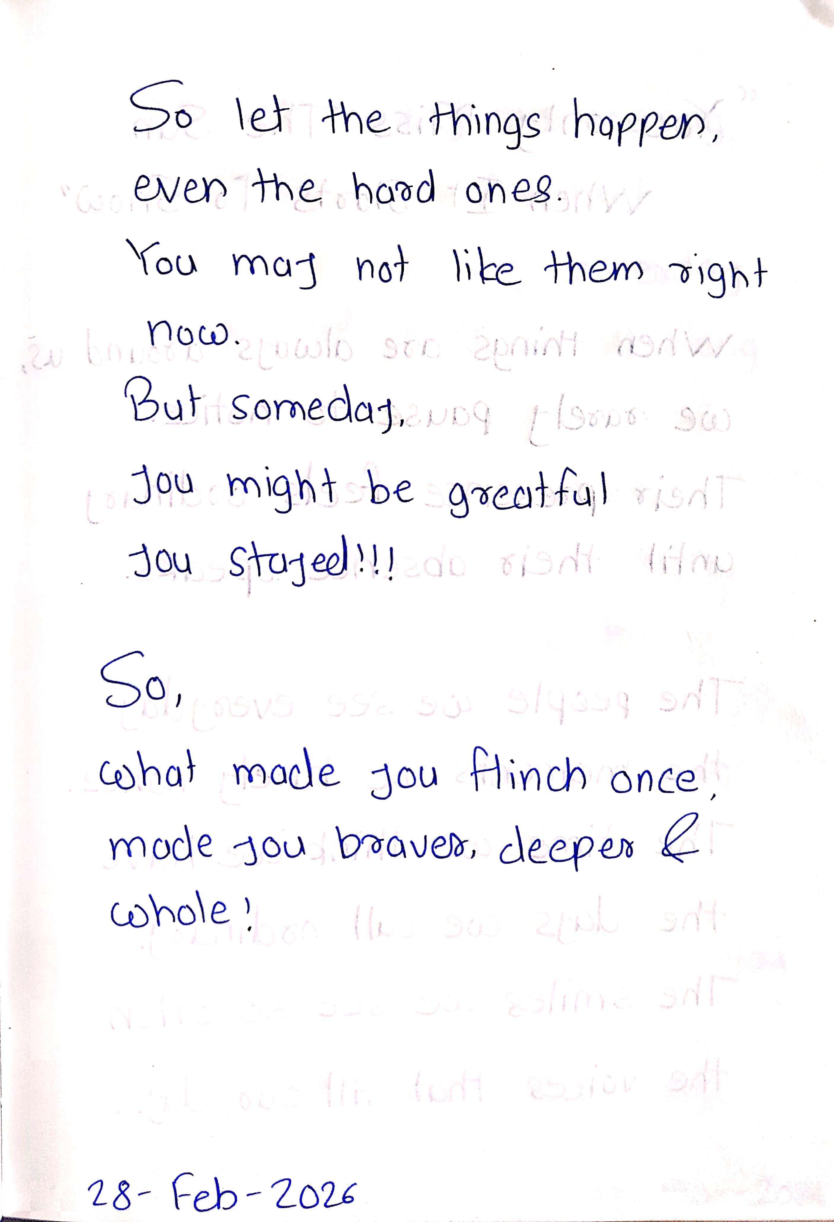 Diary page 4