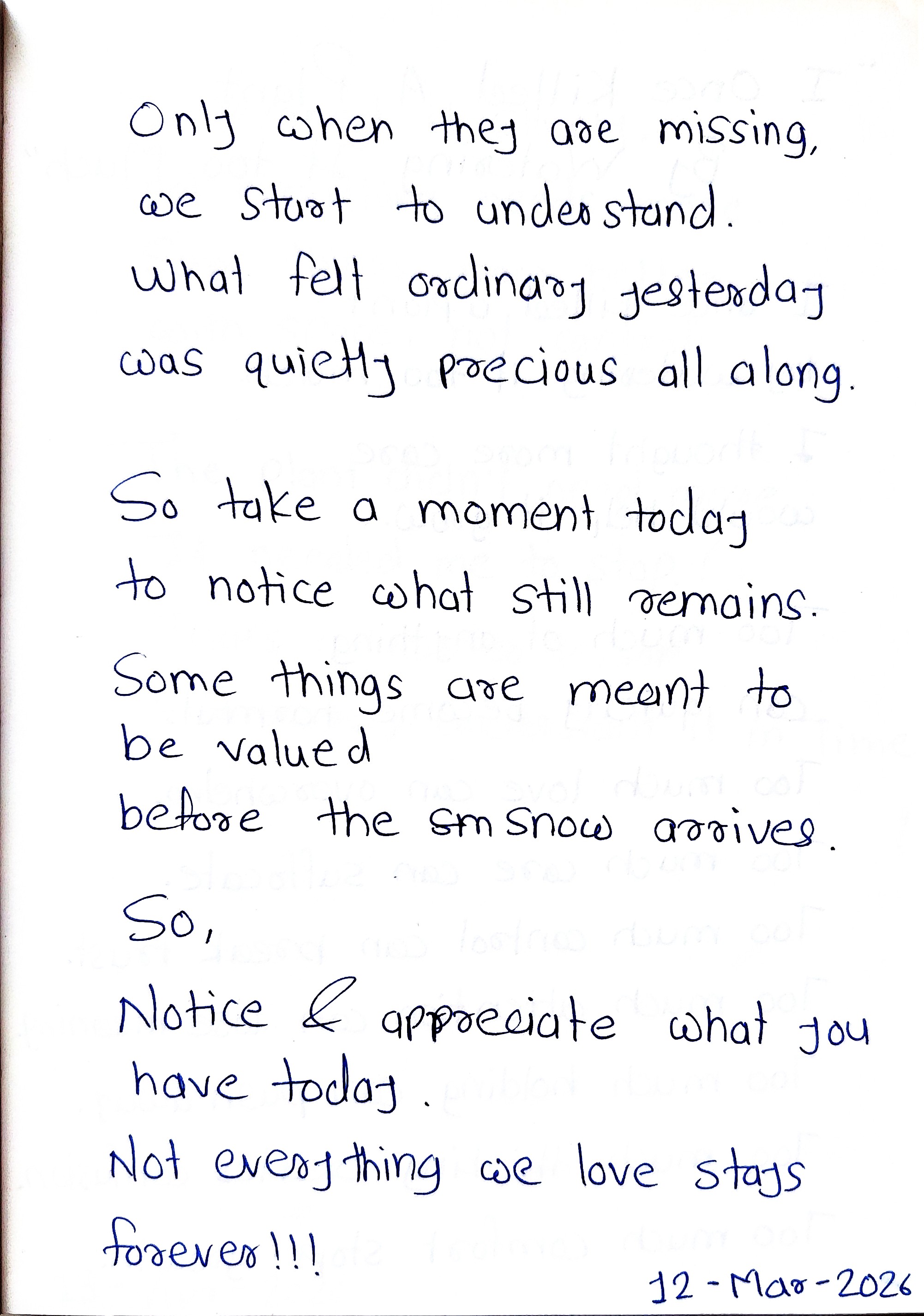 Diary page 2